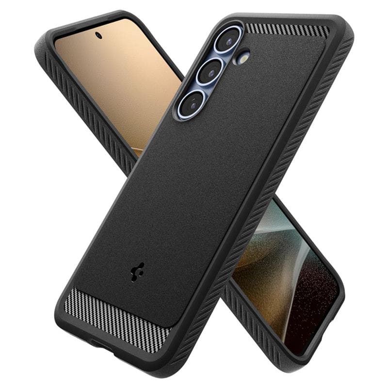 Spigen Rugged Armor Mag MagSafe - Case for Samsung Galaxy S25 (Matte Black) 6