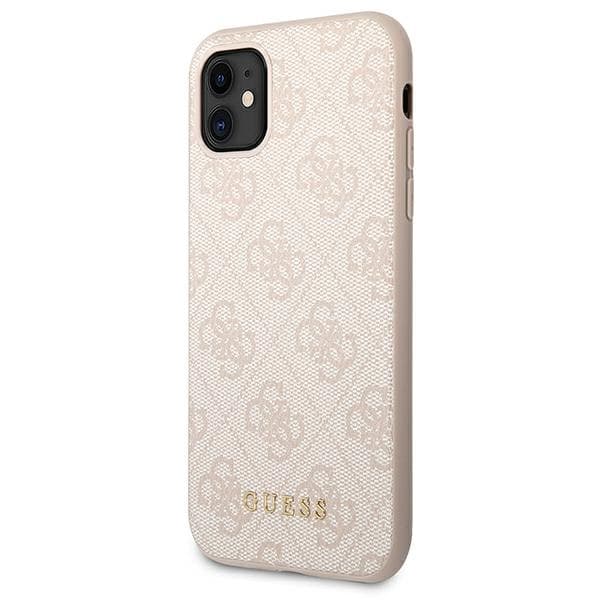 Guess 4G Metal Gold Logo - Case for iPhone 11 (pink) 2
