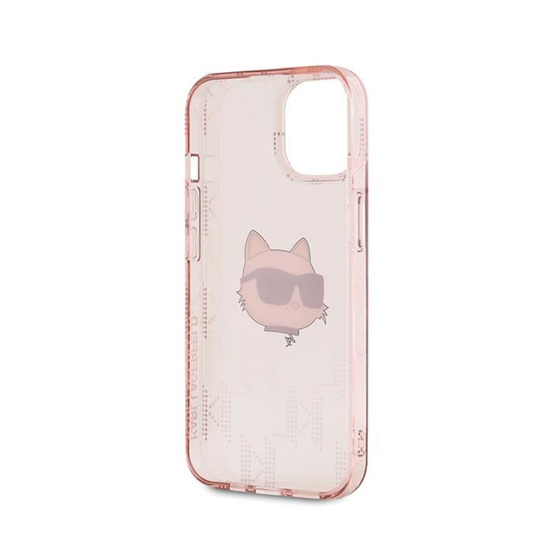 Karl Lagerfeld IML Choupette Head & Monogram - iPhone 13 Case (pink) 7