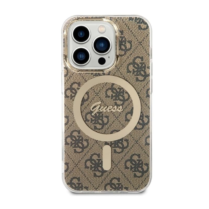Guess 4G MagSafe - Case for iPhone 14 Pro Max (Brown) 2
