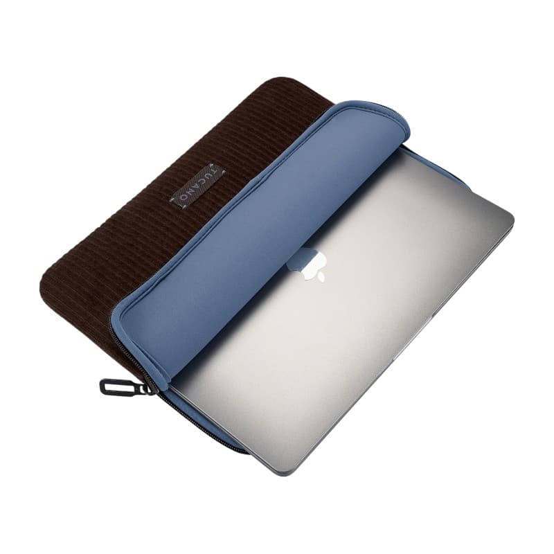 TUCANO Velluto 2 - Cover for MacBook Air 13" (M5/M4/M3/M2/M1/2026-2018) / Pro 13" / Laptop 12" (brown) 7