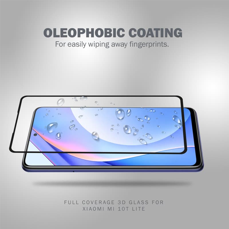 Crong 3D Armor Glass - 9H Full Glue Tempered Glass for the entire Xiaomi Mi 10T Lite screen 3