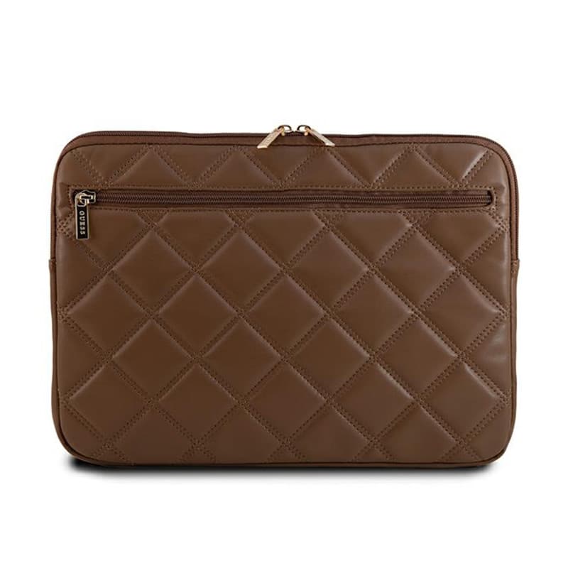 Guess Quilted 4G Sleeve - Notebook case 13" / 14" (brown) 3