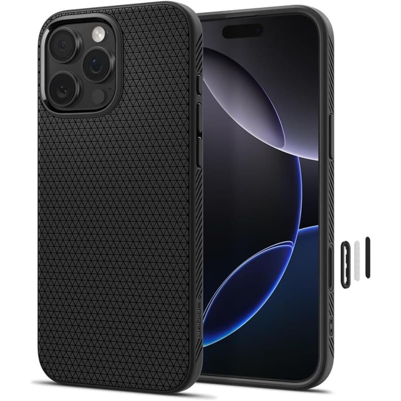 Spigen Liquid Air T Mag MagSafe - Case for iPhone 16 Pro Max (Matte Black) 1