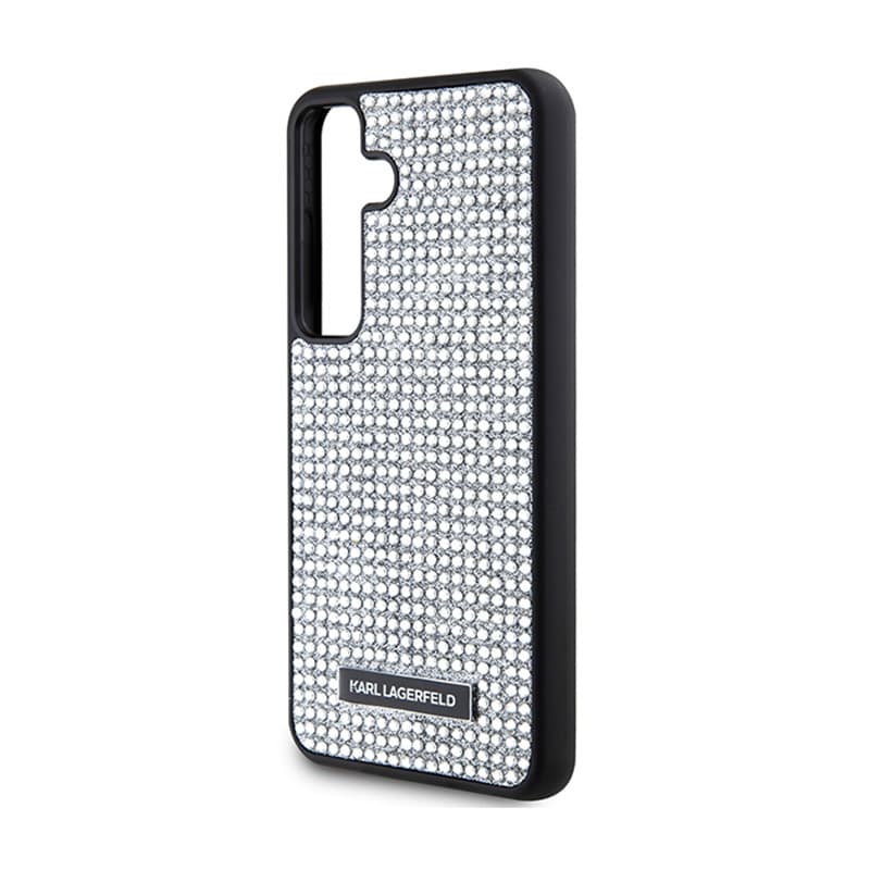 Karl Lagerfeld Rhinestone Metal Logo - Samsung Galaxy S24 Case (Silver) 6