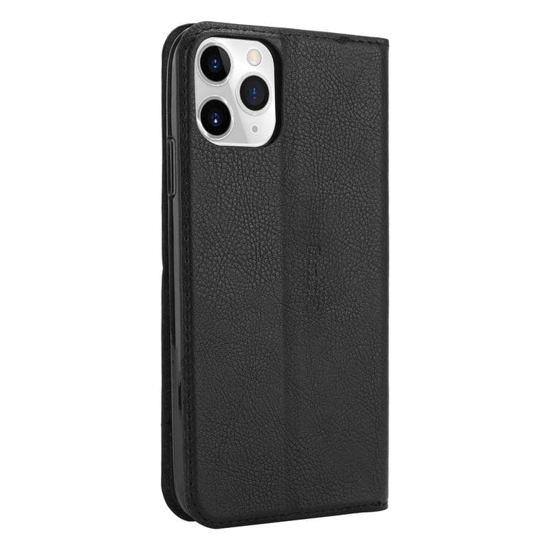 Crong Folio Case - iPhone 11 Pro Max Case with Magnetic Flap (Black) 4