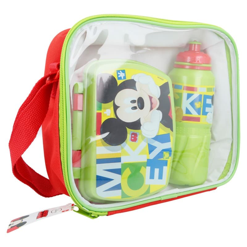 Mickey Mouse - Breakfast / Lunchbox Set + water bottle 530 ml in a bag 1