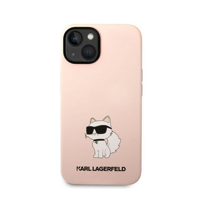 Karl Lagerfeld Silicone NFT Choupette - Case for iPhone 14 Plus (Pink) 3