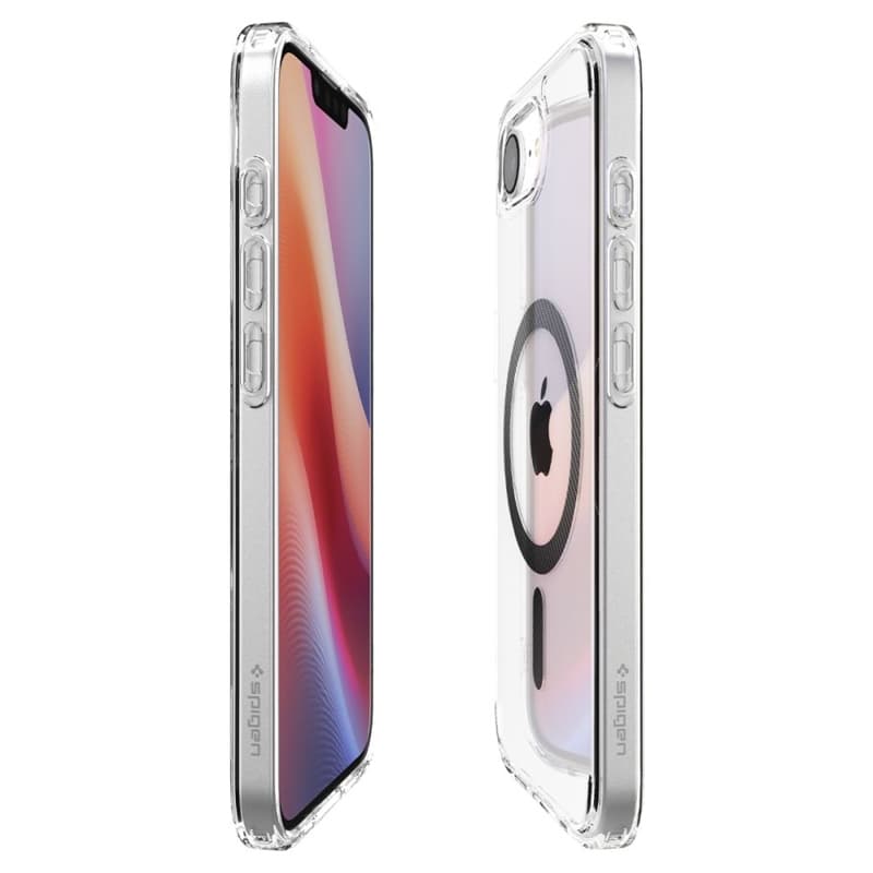 Spigen Ultra Hybrid Mag MagSafe - Case for iPhone 17e / 16e (Carbon Fiber) 7