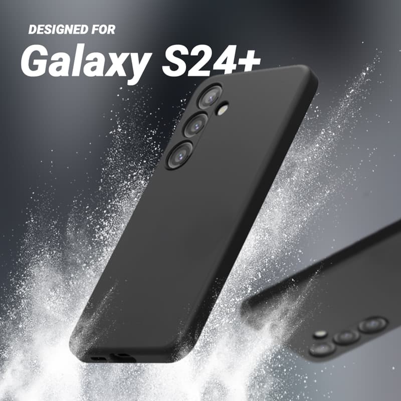 Crong Color Cover - Samsung Galaxy S24+ Case (Black) 5