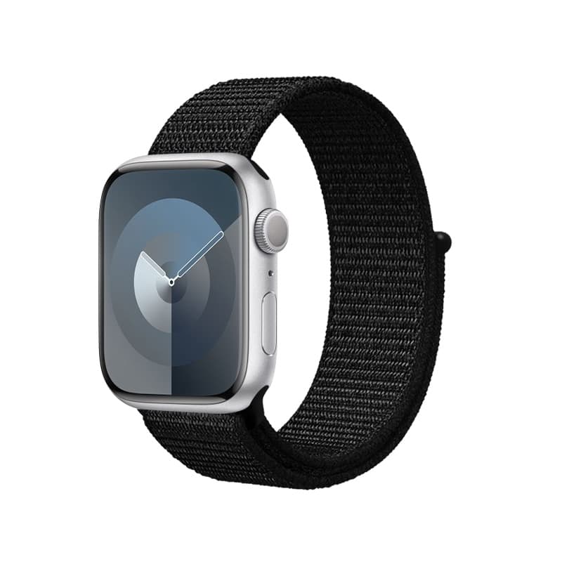 Crong Nylon Reflex - Sport Band for Apple Watch 38/40/41/42 mm (Black) 2