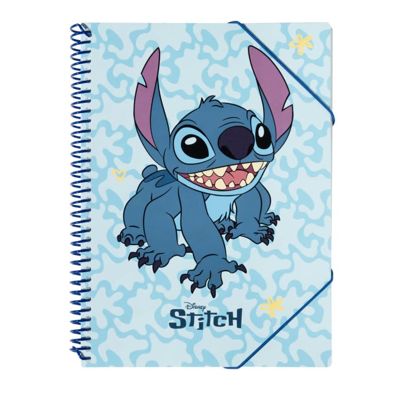 Disney Stitch - A4 Elasticated Binder + 30 Clear Sheets 1