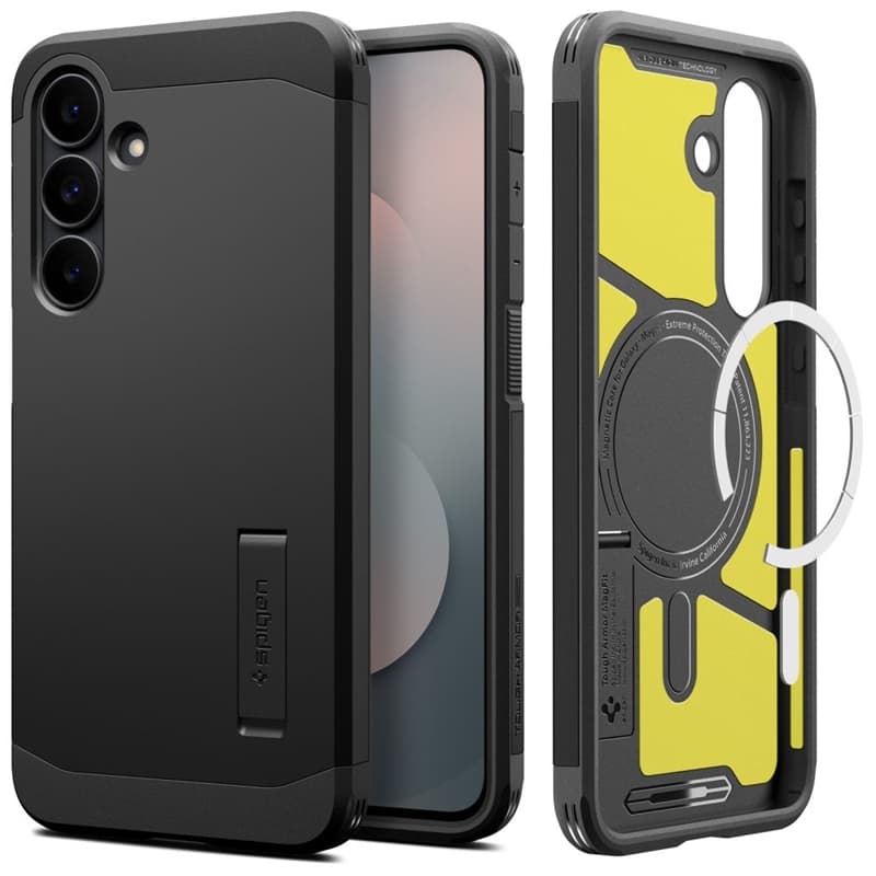 Spigen Tough Armor MagSafe Case for Samsung Galaxy S25 FE (Black) 2