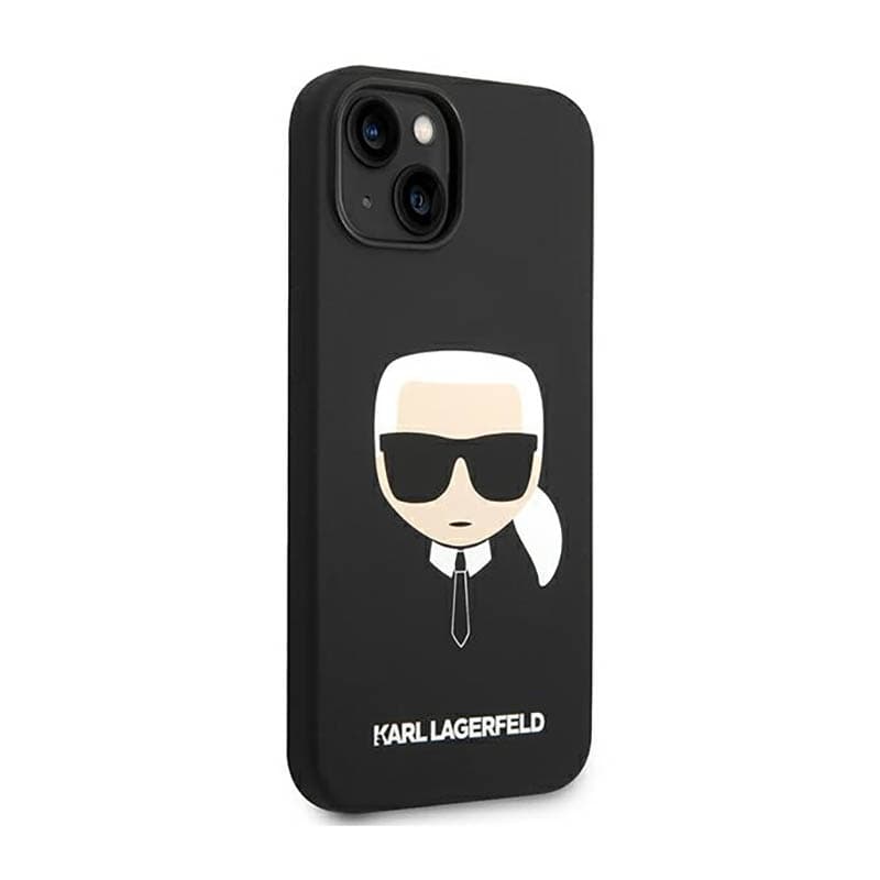 Karl Lagerfeld Silicone Ikonik Karl`s Head – Case for iPhone 14 Plus (Black) 4