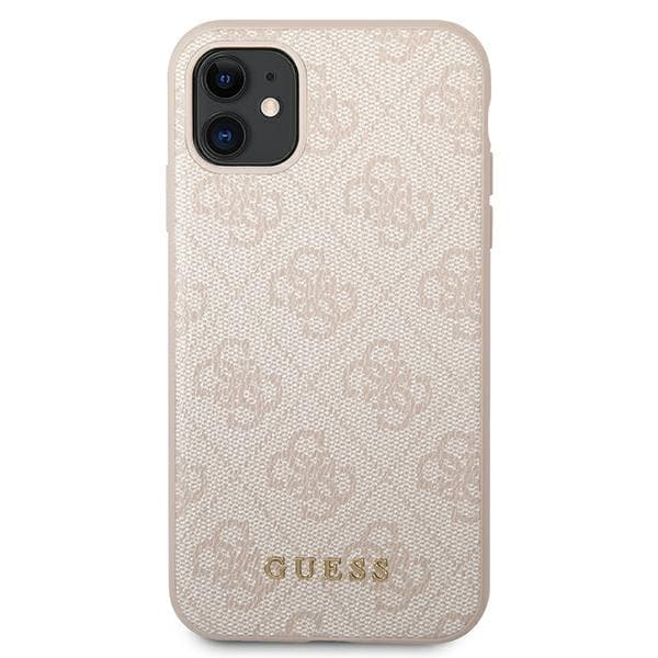 Guess 4G Metal Gold Logo - Case for iPhone 11 (pink) 3