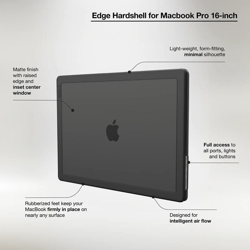 Incase Edge Hardshell Case - Case for MacBook Pro 16" (M4/M3/M2/M1/2024-2021) (Black) 7