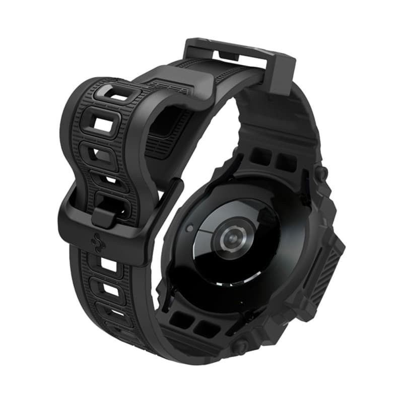 Spigen Rugged Armor Pro - Strap + Case for Samsung Galaxy Watch 7 40 mm (Matte Black) 8