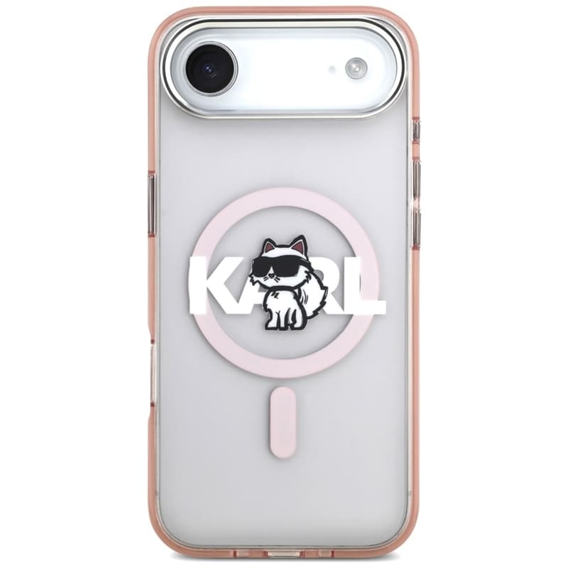 Karl Lagerfeld IML Choupette Sketch Logo MagSafe - Case iPhone Air (pink) 3