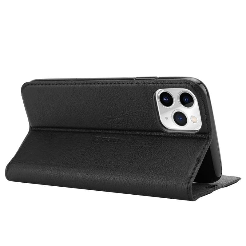 Crong Folio Case - iPhone 11 Pro Max Case with Magnetic Flap (Black) 5