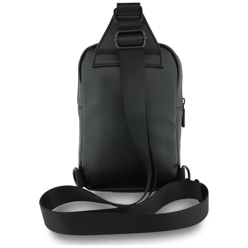 BMW Carbon Pocket & Metal Logo - Crossbody Phone Bag (Black) 3