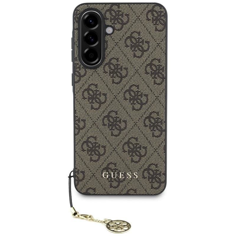 Guess 4G Charms Collection - Case for Samsung Galaxy A56 5G (brown) 2