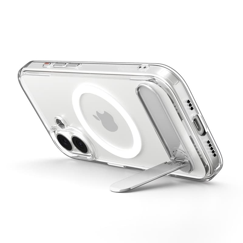 Spigen Ultra Hybrid S Mag MagSafe - Case for iPhone 17 (Clear/White)   6