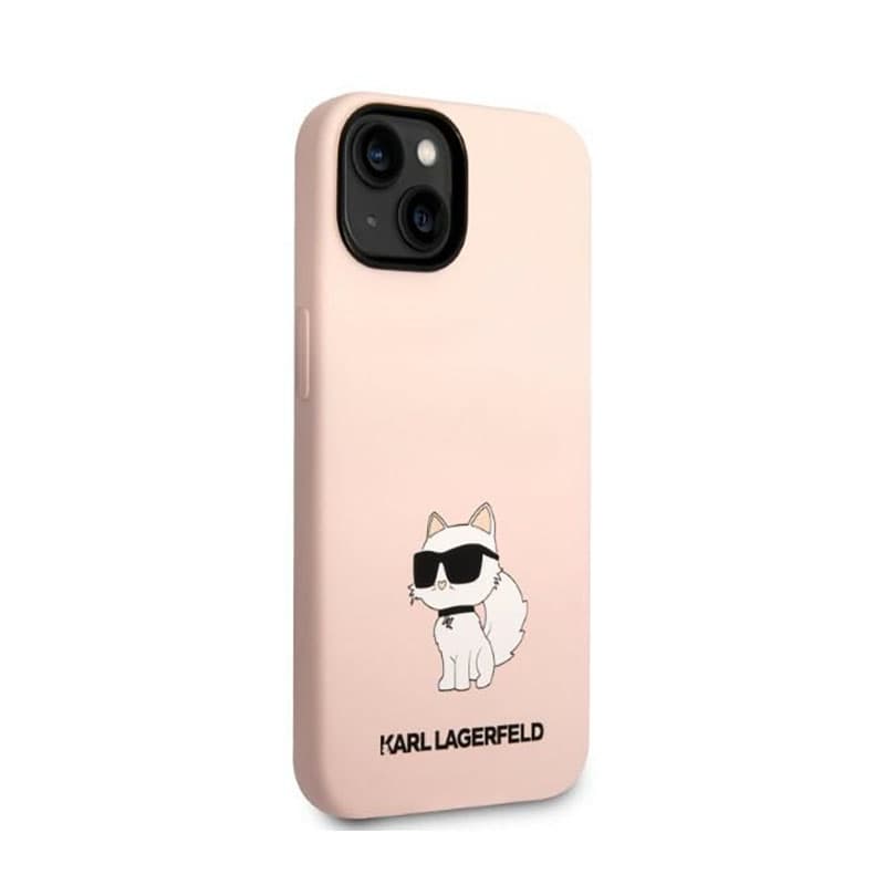 Karl Lagerfeld Silicone NFT Choupette - Case for iPhone 14 Plus (Pink) 4