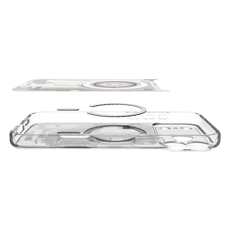 Spigen Ultra Hybrid Mag MagSafe - Case for iPhone 17 Pro (Zero One White) 7
