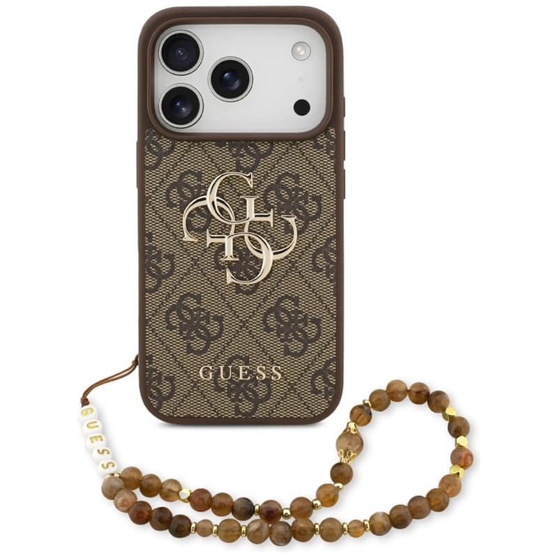 Guess 4G Strap 4G Classic Logo - Case iPhone 17 Pro (Brown)