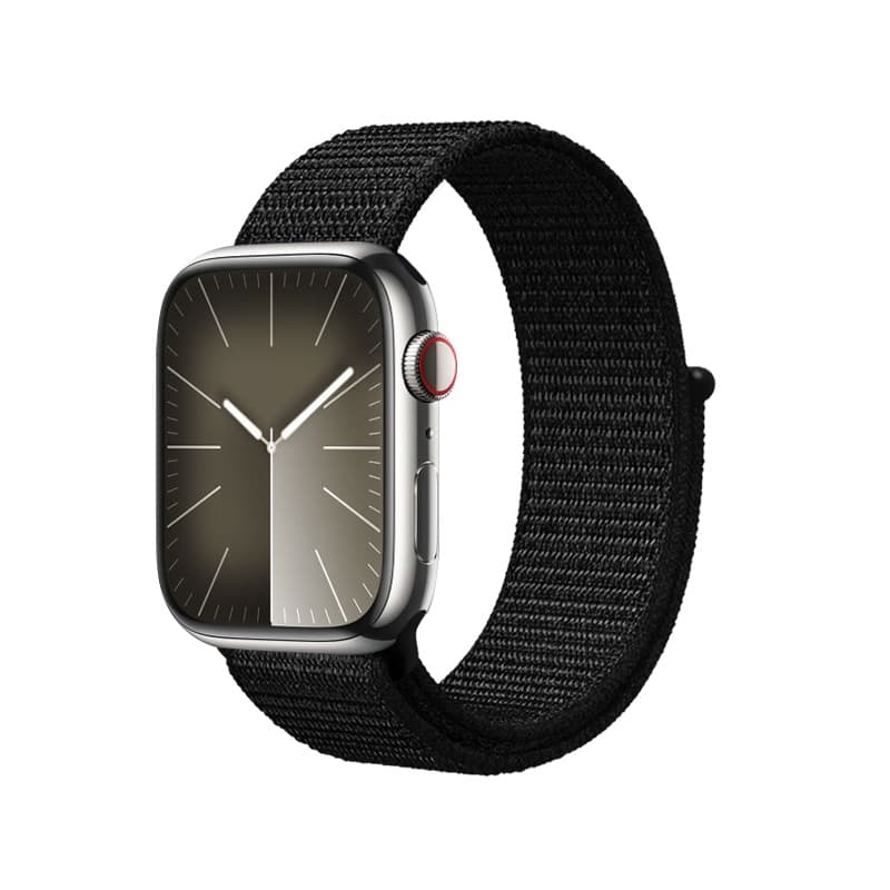 Crong Nylon Reflex - Sport Band for Apple Watch 38/40/41/42 mm (Black) 3