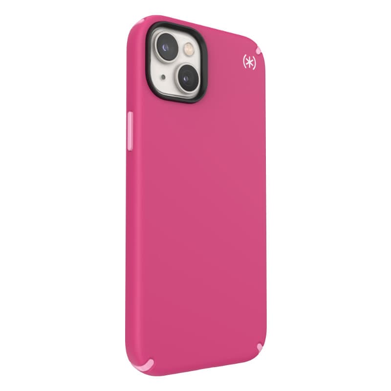 Speck Presidio2 Pro - Antibacterial iPhone 15 Plus / 14 Plus Case (Digitalpink / Blossompink / White) 3