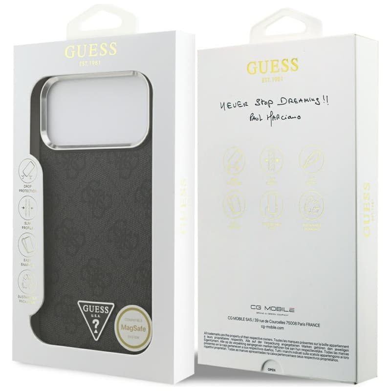 Guess 4G Triangle Logo MagSafe - Case iPhone 17 Pro Max (black) 8