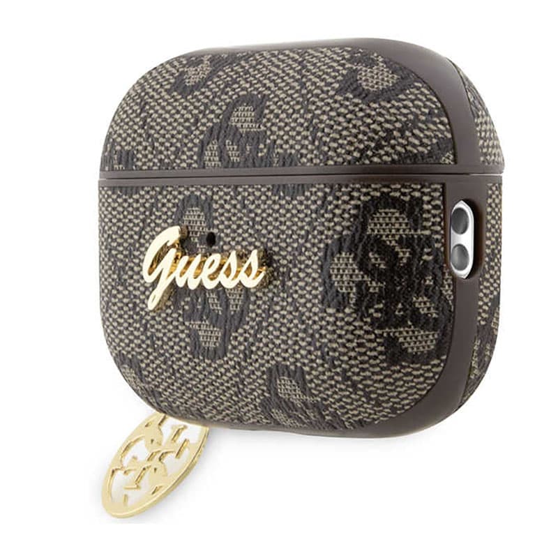 Guess 4G Charm Collection - Case for Apple AirPods Pro 2 (Brown) 3