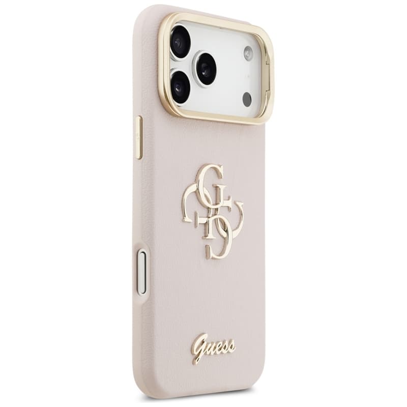 Guess Grained Big 4G & Stand Camera - Case iPhone 17 Pro Max (pink) 4
