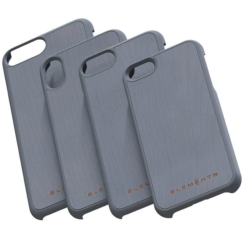 Nordic Elements Original Gefion - Case for iPhone XR with real maple wood (Mid Grey) 8