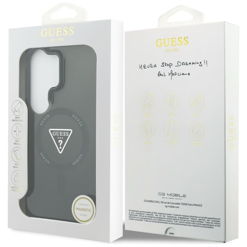 Guess IML Gradient Triangle MagSafe - Samsung Galaxy S26 Ultra Case (Black) 8