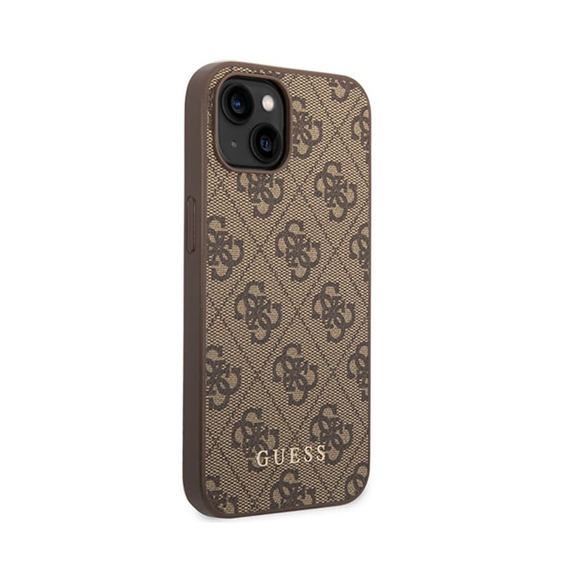 Guess 4G Metal Gold Logo - iPhone 15 Plus Case (brown) 4