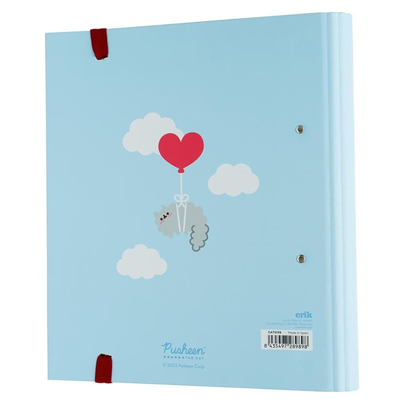Pusheen - A4 binder from the Purrfect Love collection (2 rings, elastic band) 2