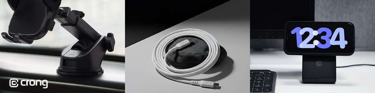 Crong Armor Link - 100W PD 5A USB-C to USB-C Cable 200cm (White) 6