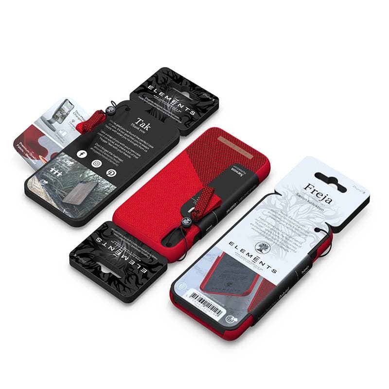 Nordic Elements Saeson Freja - Case for iPhone Xs Max (Red) 7