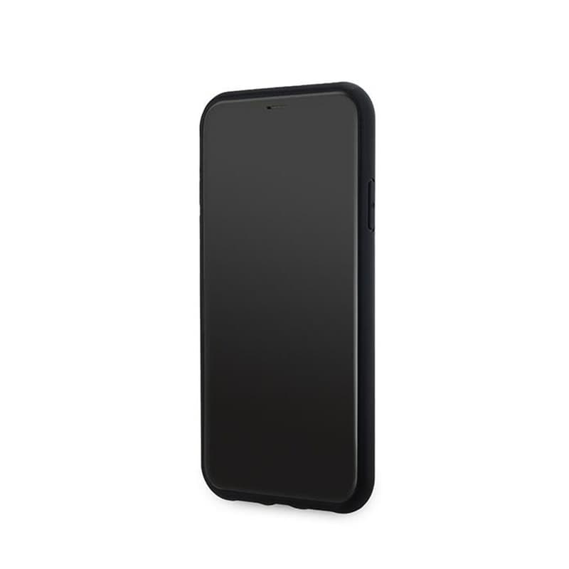 DKNY Leather Checkered Mono Pattern MagSafe - Case for iPhone 11 (Black) 5