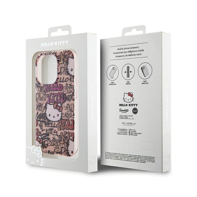 Hello Kitty IML Tags Graffiti - iPhone 15 Pro Max case (pink) 8
