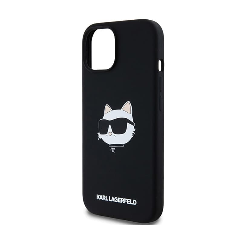 Karl Lagerfeld Silicone Choupette Head MagSafe - iPhone 15 / 14 / 13 Case (black) 6