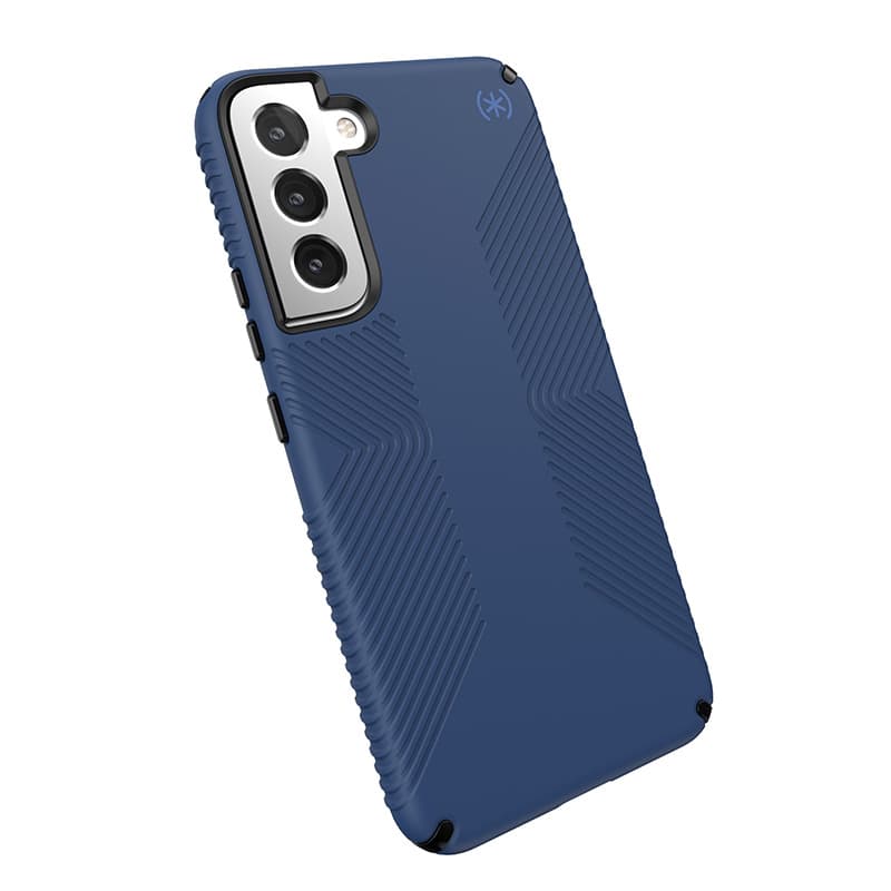Speck Presidio2 Grip - Case for Samsung Galaxy S22+ with MICROBAN  (Coastal Blue/Black) 8