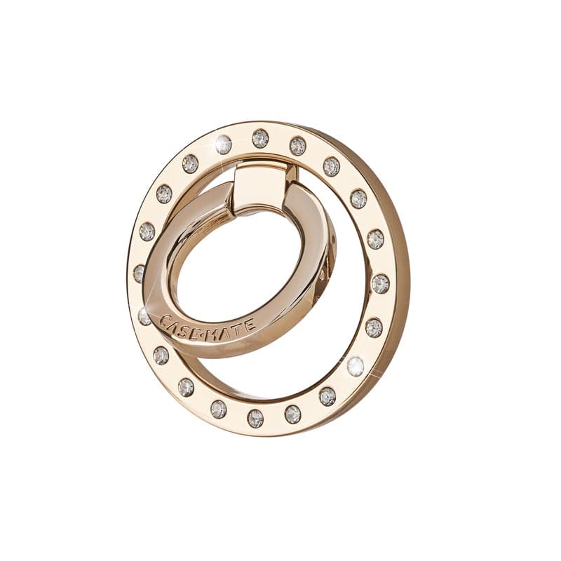 Case-Mate Magnetic Ring Stand - MagSafe finger grip with stand function (Champagne Crystal) 4