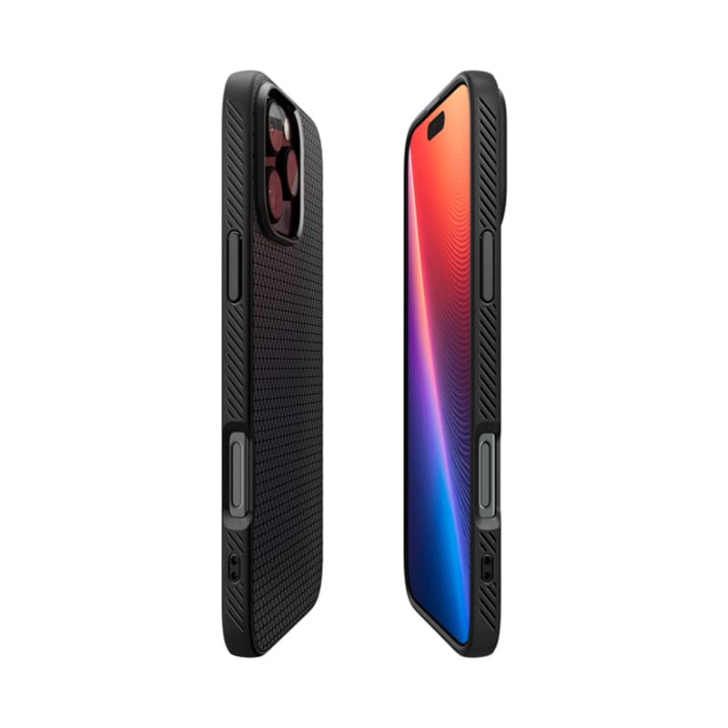 Spigen Liquid Air - Case for iPhone 16 Pro (Matte Black) 6