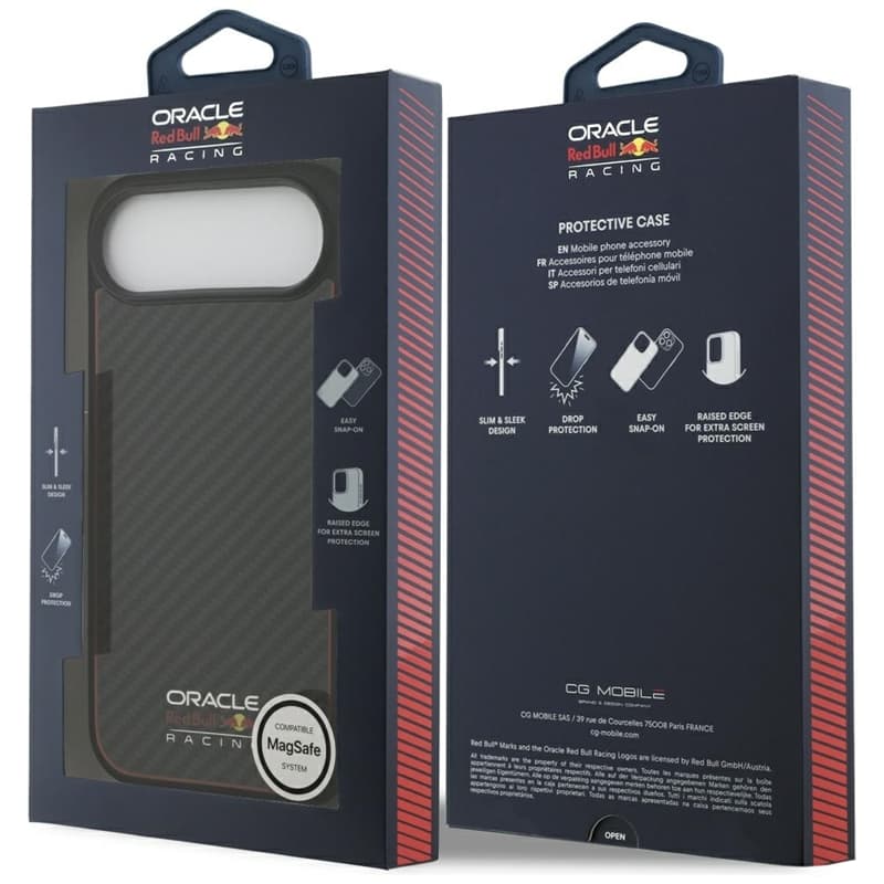 Red Bull Kevlar Logo Matt MagSafe - iPhone Air Case (Black) 8