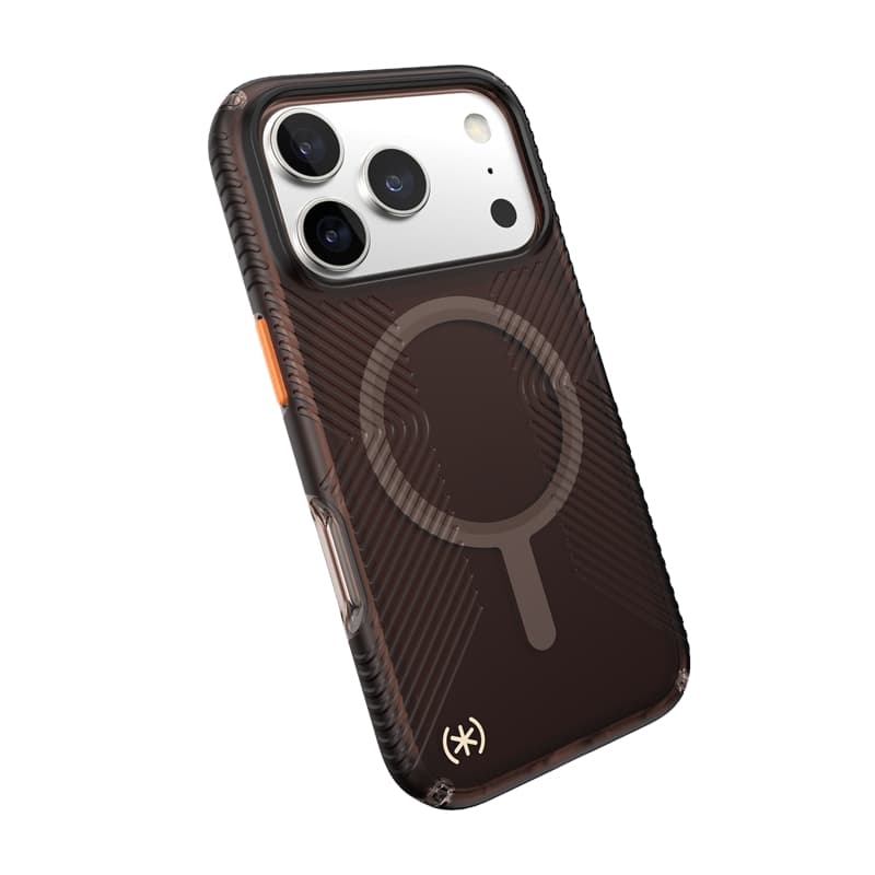Speck Presidio Lux Grip MagSafe - iPhone 17 Pro Case (Luxury Shade Matte / Orange) 7