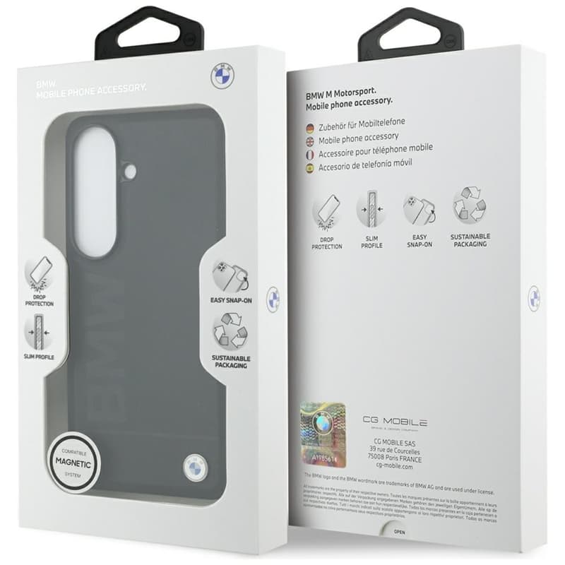 BMW Leather Hot Stamp MagSafe - Samsung Galaxy S26+ Case (Black) 8