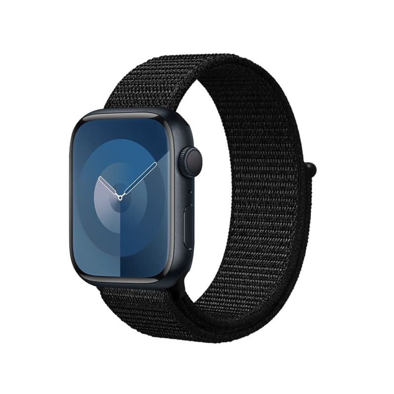 Crong Nylon Reflex - Sport Band for Apple Watch 38/40/41/42 mm (Black) 4